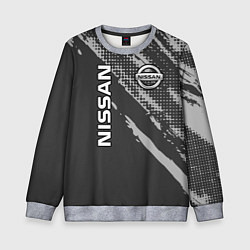 Свитшот детский Nissan Car Ниссан, цвет: 3D-меланж