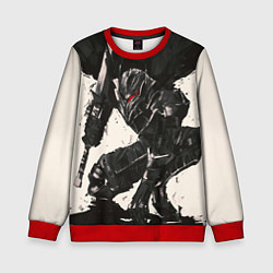 Свитшот детский BERSERK ILLUSTRATION БЕРСЕРК, цвет: 3D-красный