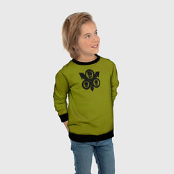 Свитшот детский Гвардия Смерти после Ереси цвет легиона, цвет: 3D-черный — фото 2