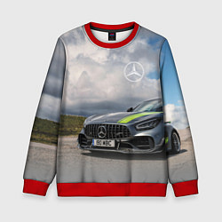 Свитшот детский Mercedes V8 Biturbo Racing Team AMG, цвет: 3D-красный