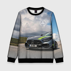 Свитшот детский Mercedes V8 Biturbo Racing Team AMG, цвет: 3D-черный