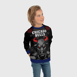 Свитшот детский CHICAGO BULLS ЯРОСТНЫЙ БЫК, цвет: 3D-синий — фото 2