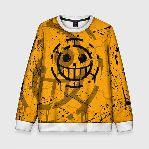 Детский свитшот ONE PIECE ПИРАТЫ ЛОГО / 3D-Белый – фото 1