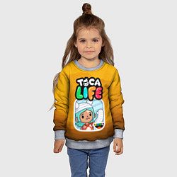 Свитшот детский Рита Тока Бока, цвет: 3D-меланж — фото 2