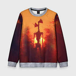 Детский свитшот СИРЕНОГОЛОВЫЙ НА ЗАКАТЕ