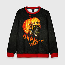 Детский свитшот Helloween череп тыква scull pumkin