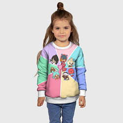 Свитшот детский TOCA BOCA WORLD HEROES ТОКА БОКА, цвет: 3D-белый — фото 2