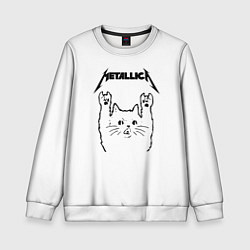 Детский свитшот Metallica Meowtallica