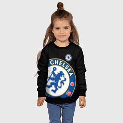 Свитшот детский ЧЕЛСИ CHELSEA BIG LOGO, цвет: 3D-черный — фото 2