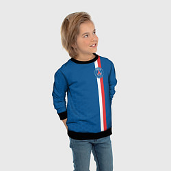Свитшот детский PSG SPORT STRIPES UNIFORM, цвет: 3D-черный — фото 2