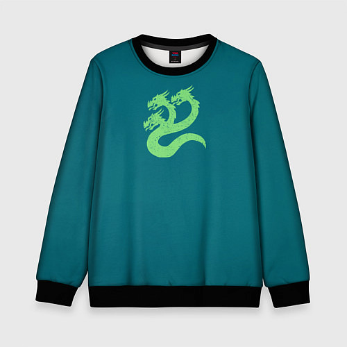 Детский свитшот Альфа Легион цвет легиона после Ереси / 3D-Черный – фото 1