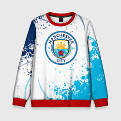 Свитшот детский Manchester City - Футбольный клуб, цвет: 3D-красный