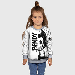 Свитшот детский BENDY - БЕНДИ БРЫЗГИ КРАСКИ, цвет: 3D-меланж — фото 2