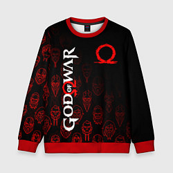 Свитшот детский GOD OF WAR HEROES ГЕРОИ, цвет: 3D-красный