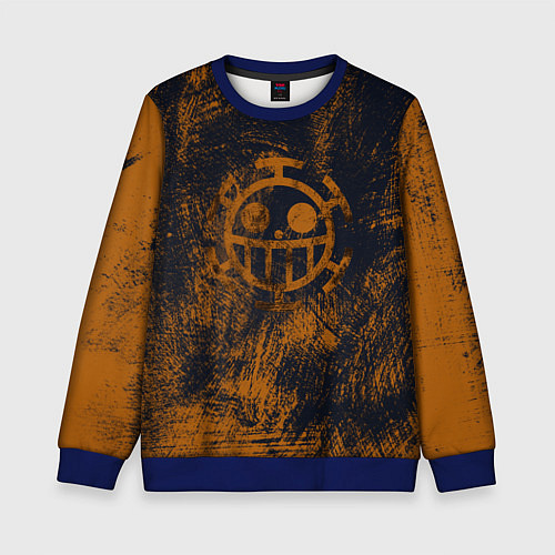 Детский свитшот Пираты сердца из Ван Пис / 3D-Синий – фото 1