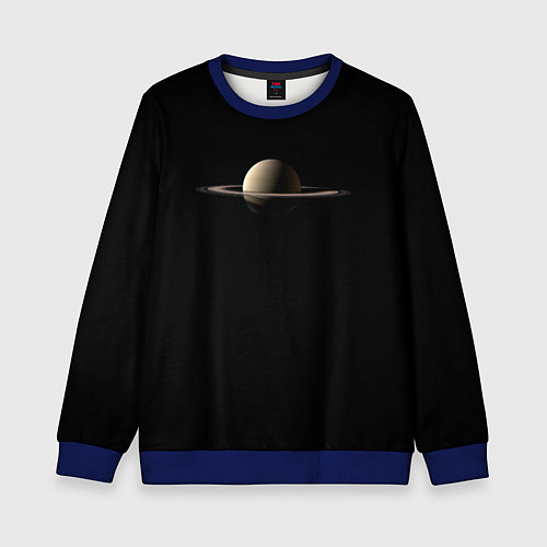Детский свитшот Красавец Сатурн / 3D-Синий – фото 1