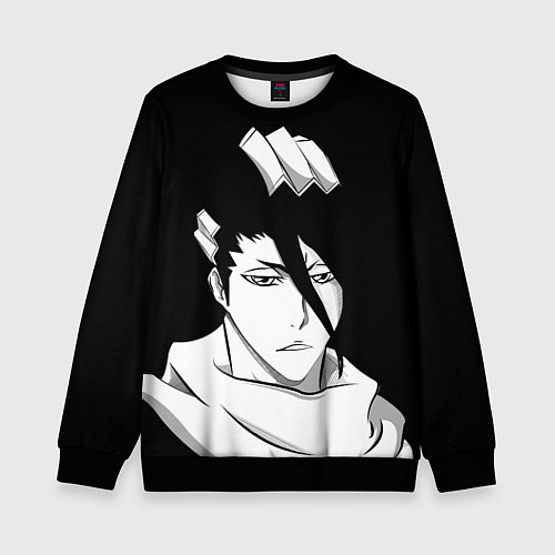 Детский свитшот Бякуя Кучики Блич / 3D-Черный – фото 1