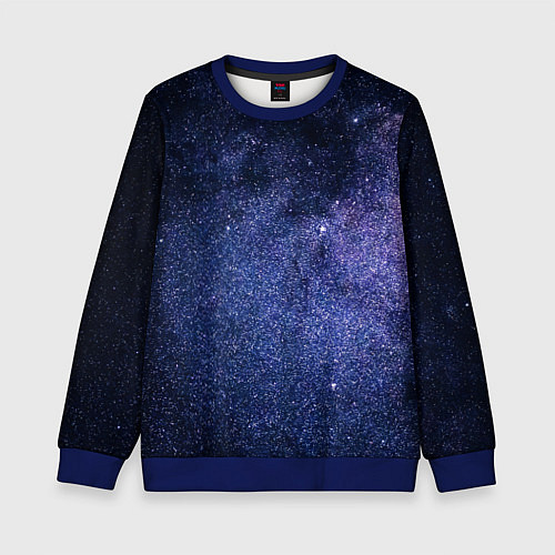 Детский свитшот Night sky / 3D-Синий – фото 1