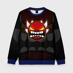 Детский свитшот Geometry Dash: Red Demon