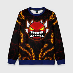 Детский свитшот Geometry Dash: Fire Chains