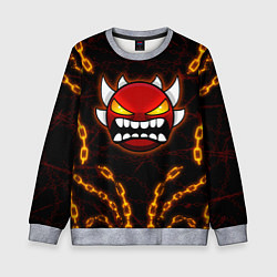 Детский свитшот Geometry Dash: Fire Chains