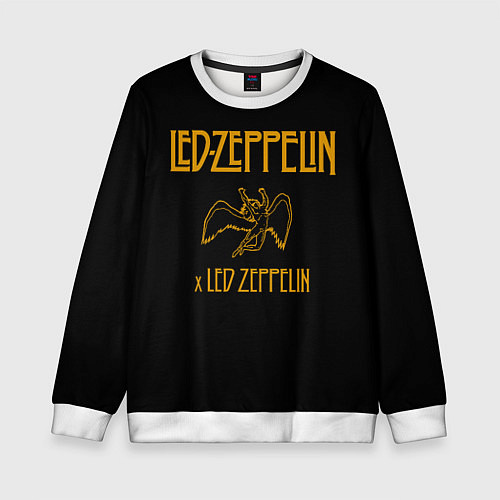 Детский свитшот Led Zeppelin x Led Zeppelin / 3D-Белый – фото 1