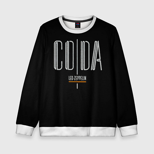 Детский свитшот Coda - Led Zeppelin / 3D-Белый – фото 1