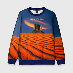 Свитшот детский Led Zeppelin коллекционное, цвет: 3D-синий