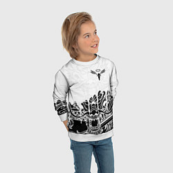 Свитшот детский WALHALLA TEAM НА СПИНЕ БЕЛЫЙ ДРАКОН, цвет: 3D-белый — фото 2