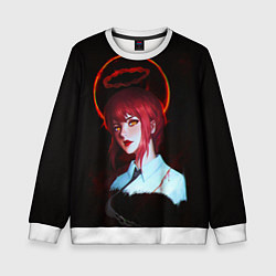 Детский свитшот Макима кровавый ангел Человек бензопила