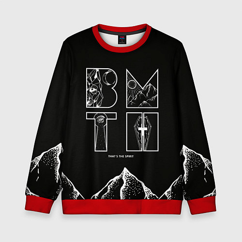 Детский свитшот Thats the spirit BMTH / 3D-Красный – фото 1