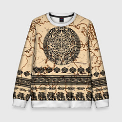 Свитшот детский AztecsАцтеки, цвет: 3D-белый