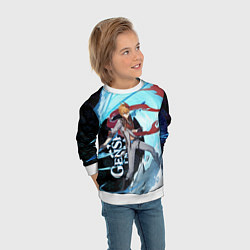 Свитшот детский ТАРТАЛЬЯ, GENSHIN IMPACT ГЕНШИН ИМПАКТ, цвет: 3D-белый — фото 2