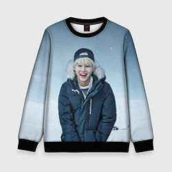 Свитшот детский MIN YOONGI BTS WINTER, цвет: 3D-черный