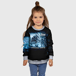 Свитшот детский Проклятье морей - Ария, цвет: 3D-меланж — фото 2
