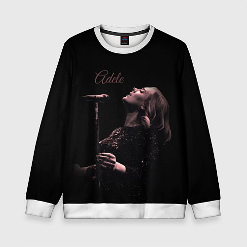 Детский свитшот Песнь Адель / 3D-Белый – фото 1
