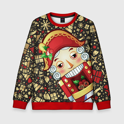 Детский свитшот ЩЕЛКУНЧИК - 2022 / 3D-Красный – фото 1