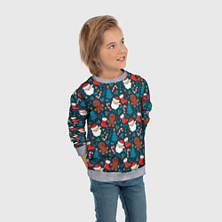 Свитшот детский ПОКРЫТО НОВЫМ ГОДОМ!, цвет: 3D-меланж — фото 2