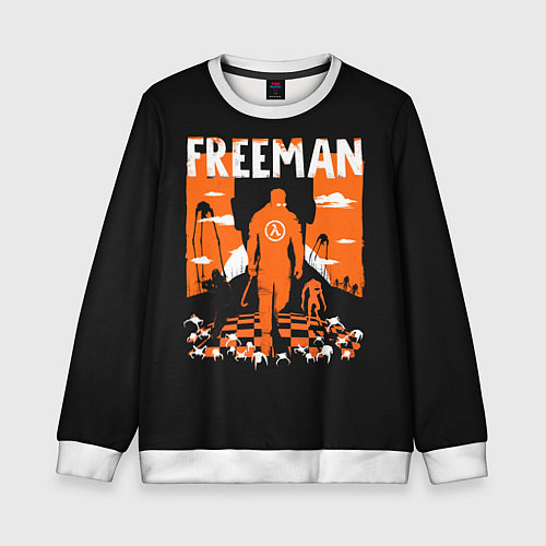 Детский свитшот Walkin Freeman / 3D-Белый – фото 1