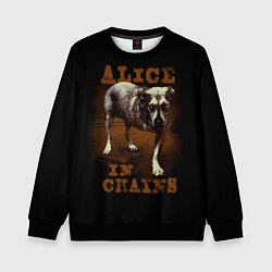 Детский свитшот Alice in chains Dog