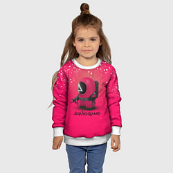 Свитшот детский Among Us x Squid Game, цвет: 3D-белый — фото 2