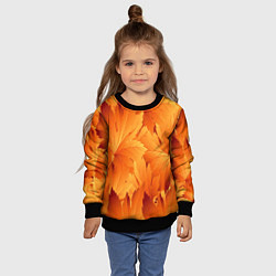Свитшот детский Кленовая сладость, цвет: 3D-черный — фото 2