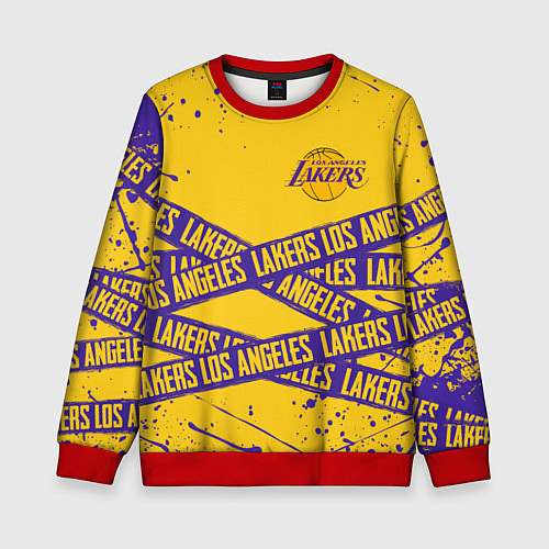 Детский свитшот LAKERS SPORT LINE STYLE NBA / 3D-Красный – фото 1