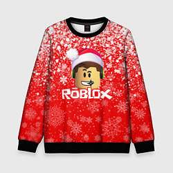 Детский свитшот ROBLOX НОВОГОДНИЙ SMILE 2022