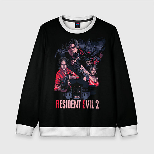Детский свитшот RE 2 Remaster / 3D-Белый – фото 1