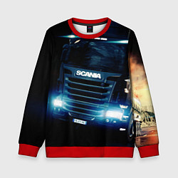 Детский свитшот SCANIA Дальнобой 2022