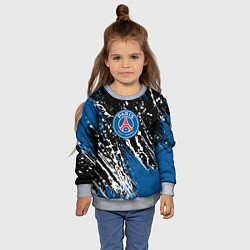 Свитшот детский PSG футбольный клуб, цвет: 3D-меланж — фото 2
