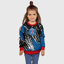Свитшот детский PSG футбольный клуб, цвет: 3D-красный — фото 2