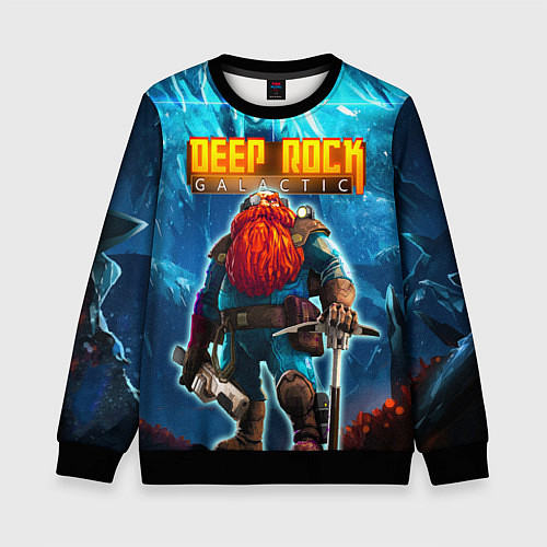 Детский свитшот Deep Rock Galactic Scout / 3D-Черный – фото 1