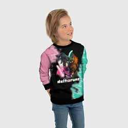Свитшот детский Deltarune - Персонажи, цвет: 3D-черный — фото 2